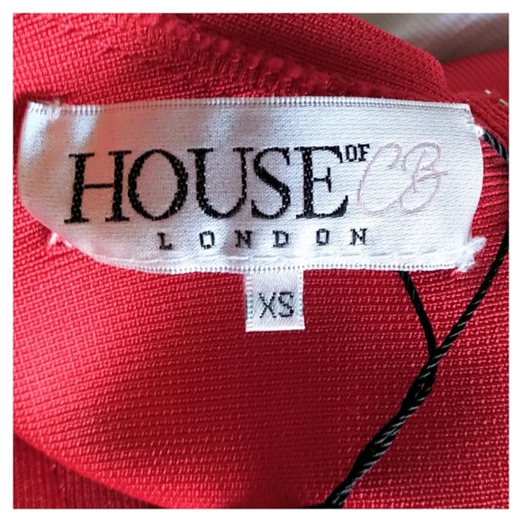 NWT House of CB Jennifer Cross Back Bandage Dress - Picture 7 of 8